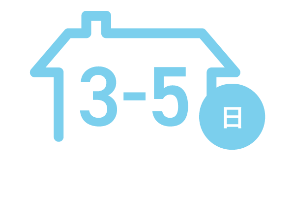夏季休暇 3-5日