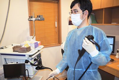 内視鏡の様子